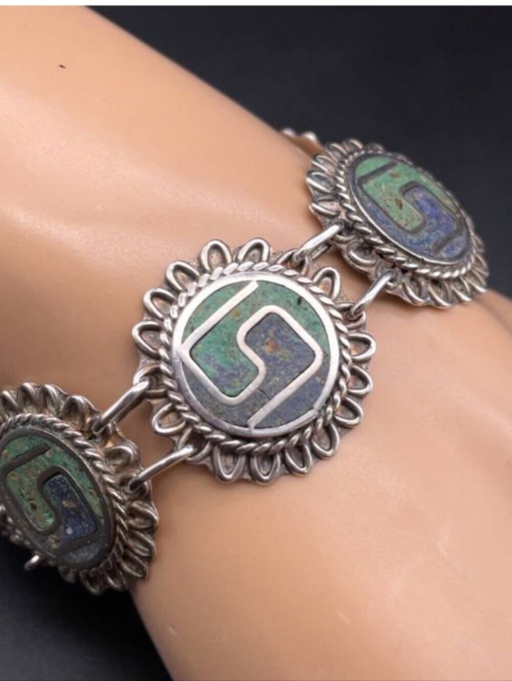 Vintage Taxco Mexico Sterling Silver bracelet
